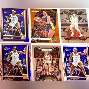 Kalani Brown Basketball Cards Lot a Orange Velocity